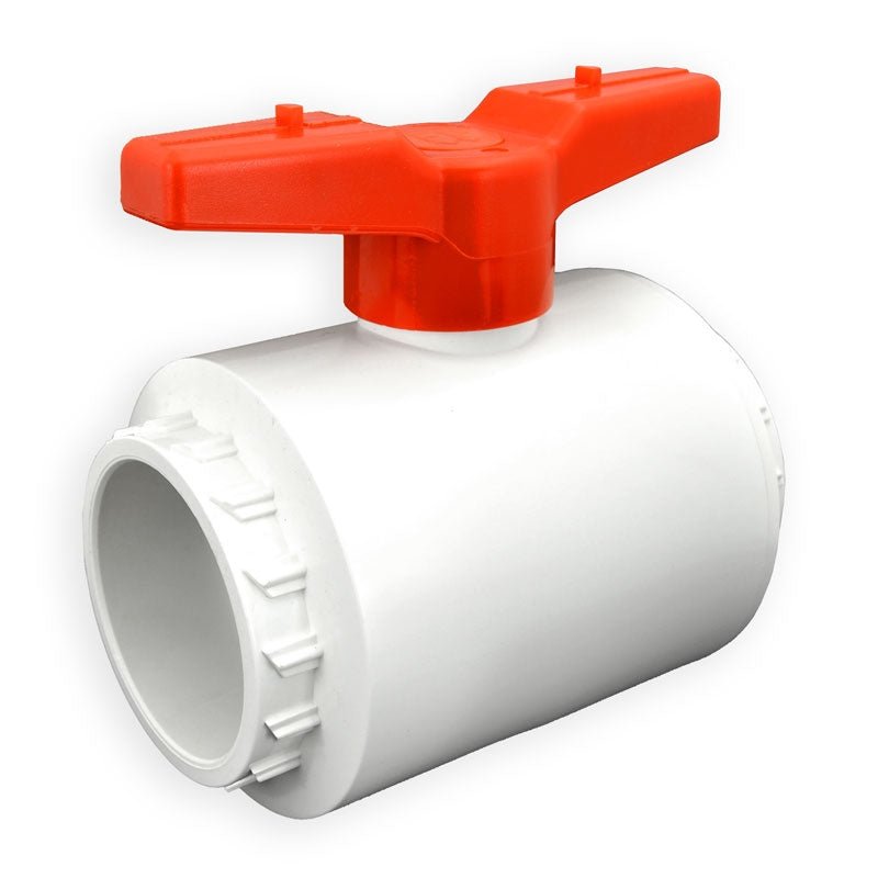 3 Flui-PRO PVC Compact Ball Valve - White / Socket (FP-WS-030)